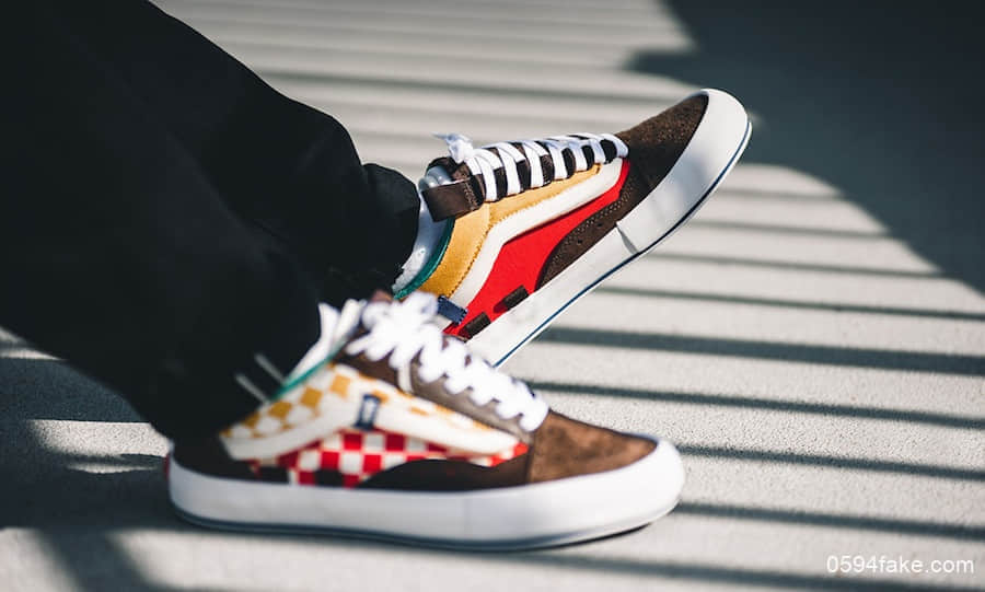 多彩拼接鞋面!Vans Vault UA Old Skool Cap LX将于9月1日发售!