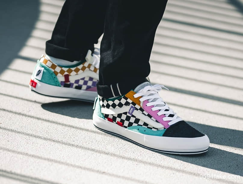 多彩拼接鞋面!Vans Vault UA Old Skool Cap LX将于9月1日发售!
