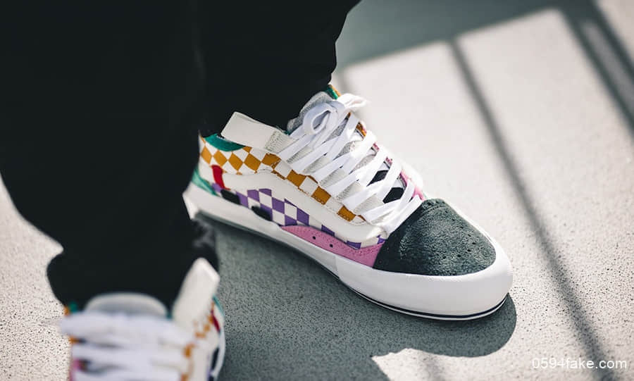 多彩拼接鞋面!Vans Vault UA Old Skool Cap LX将于9月1日发售!