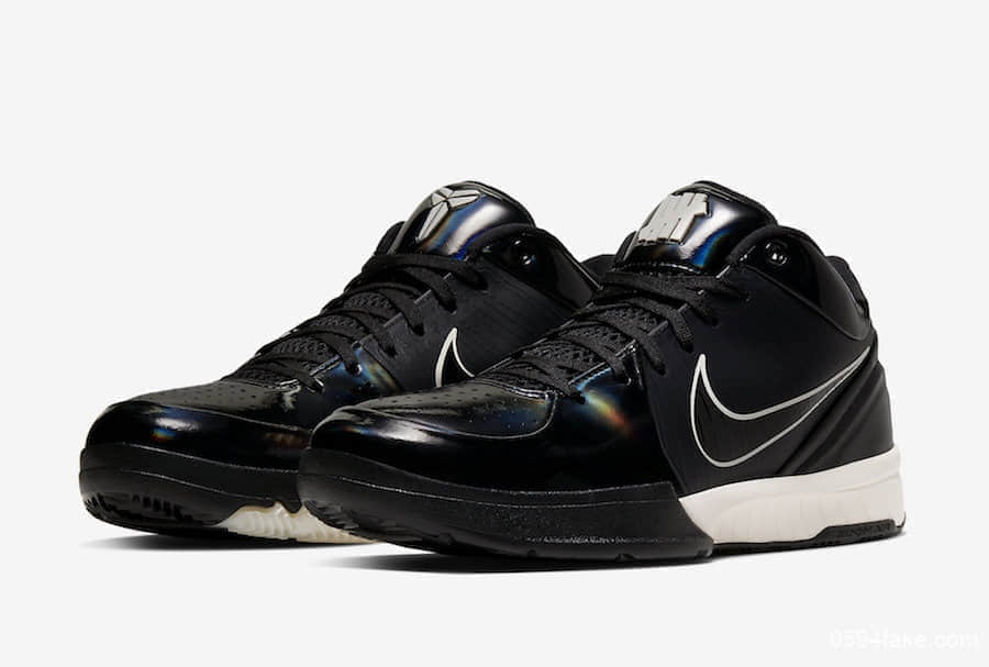 Undefeated x Nike Kobe 4黑白配色释出官图!将于9月13日发售! 货号:CQ3869-001