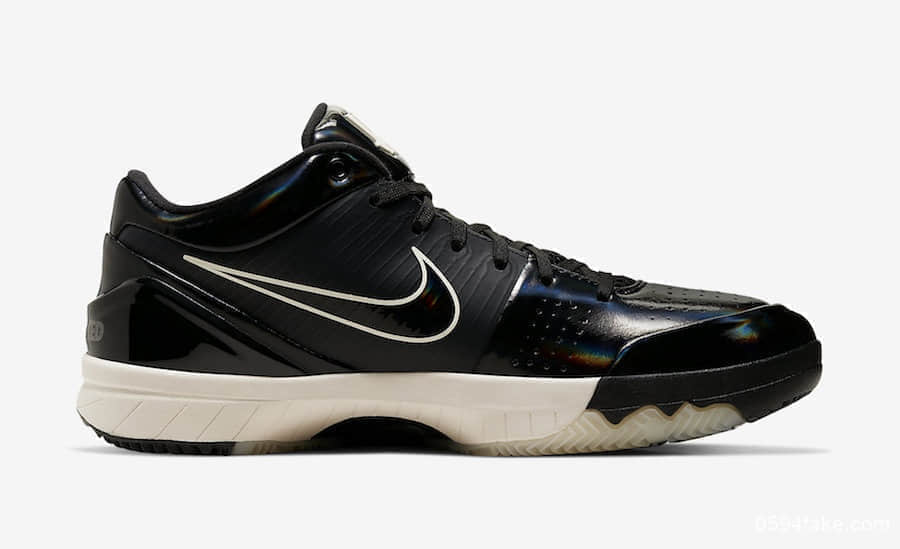 Undefeated x Nike Kobe 4黑白配色释出官图!将于9月13日发售! 货号:CQ3869-001