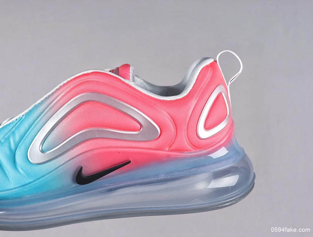 耐克Nike Air Max 720纯原版本天眼气垫原厂鞋面原厂小潘气垫大底区别市面先行错误版本 货号:AR9293-600