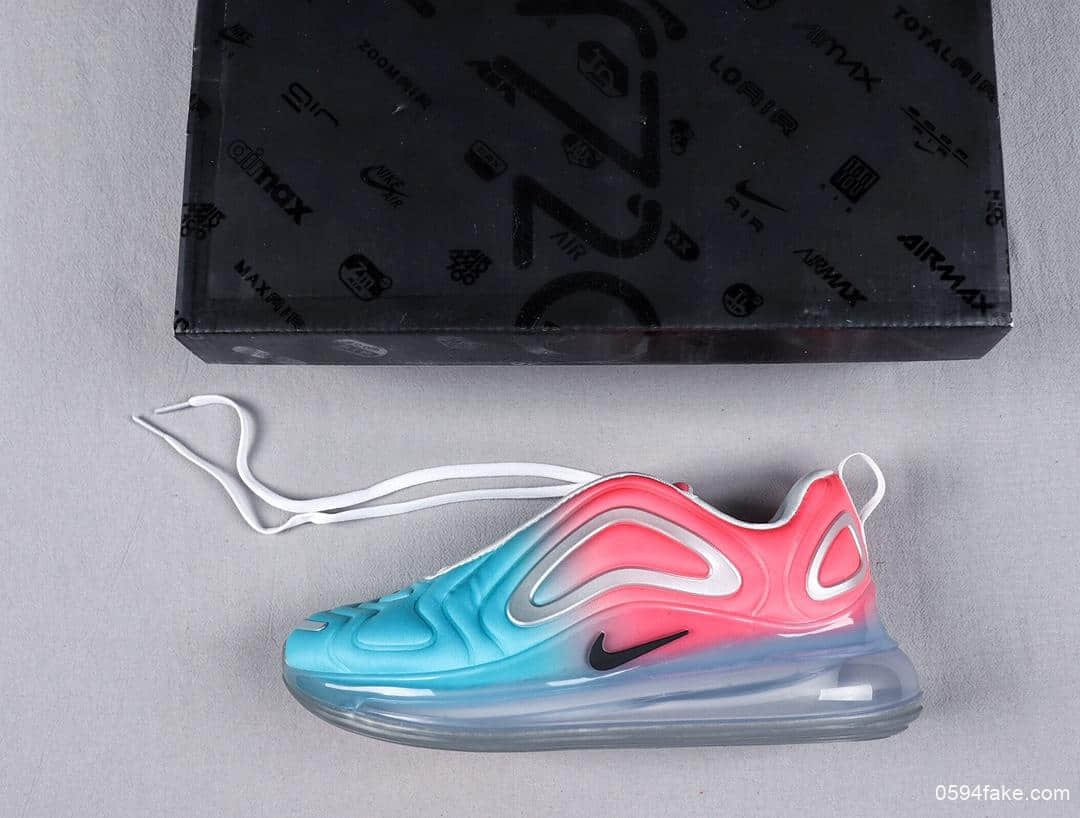 耐克Nike Air Max 720纯原版本天眼气垫原厂鞋面原厂小潘气垫大底区别市面先行错误版本 货号:AR9293-600