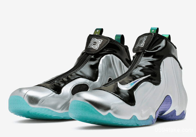 渐变大地+细闪!液态银鞋身酷炫十足!暗藏镭射反光个性独特!Nike Air Flightposite One“China Hoop Dreams”现已发售! 货号:CJ8010-990