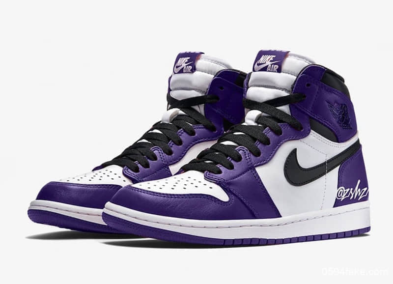 Air Jordan 1恶人紫配色登场!风骚十足谁与争锋! 货号:555088-500
