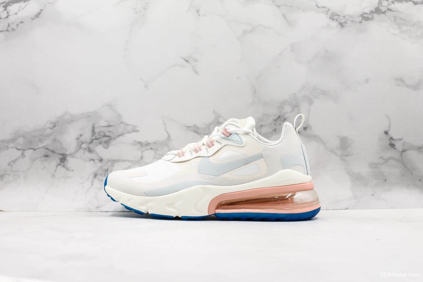 耐克Nike Air Max 270 React公司级小气垫运动跑鞋正品氮气缓震大底原标原盒区别市面通货版本 (ID:12571) - 图片1