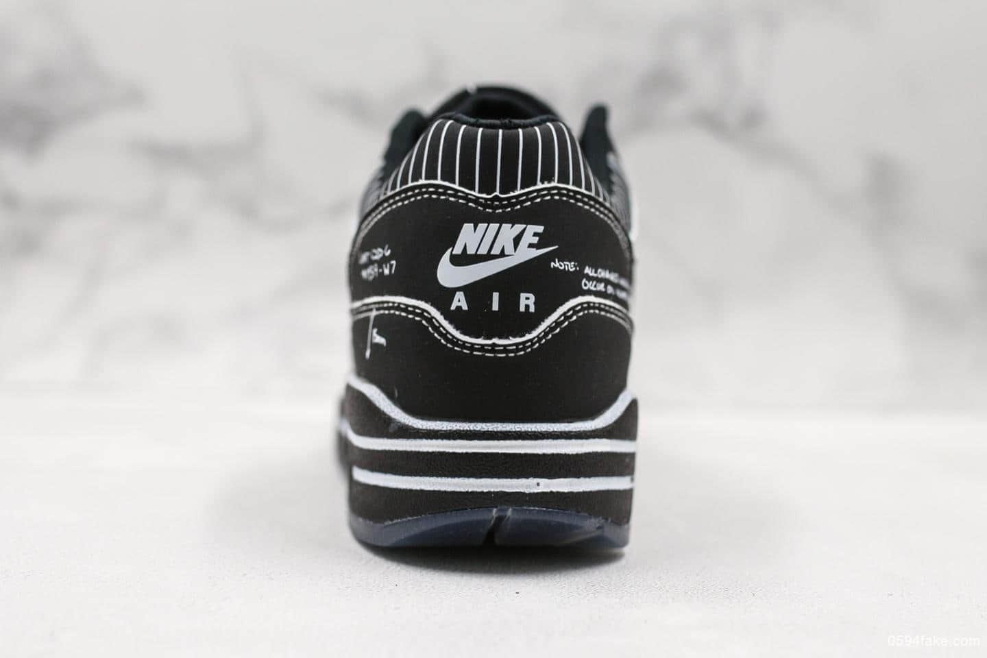 耐克atmos x NIKE Air Max 1 Animal Pack 3.0联名手稿复古气垫纯原版本原盒原标原鞋开模区别市面通货版本 货号:CJ4286-001