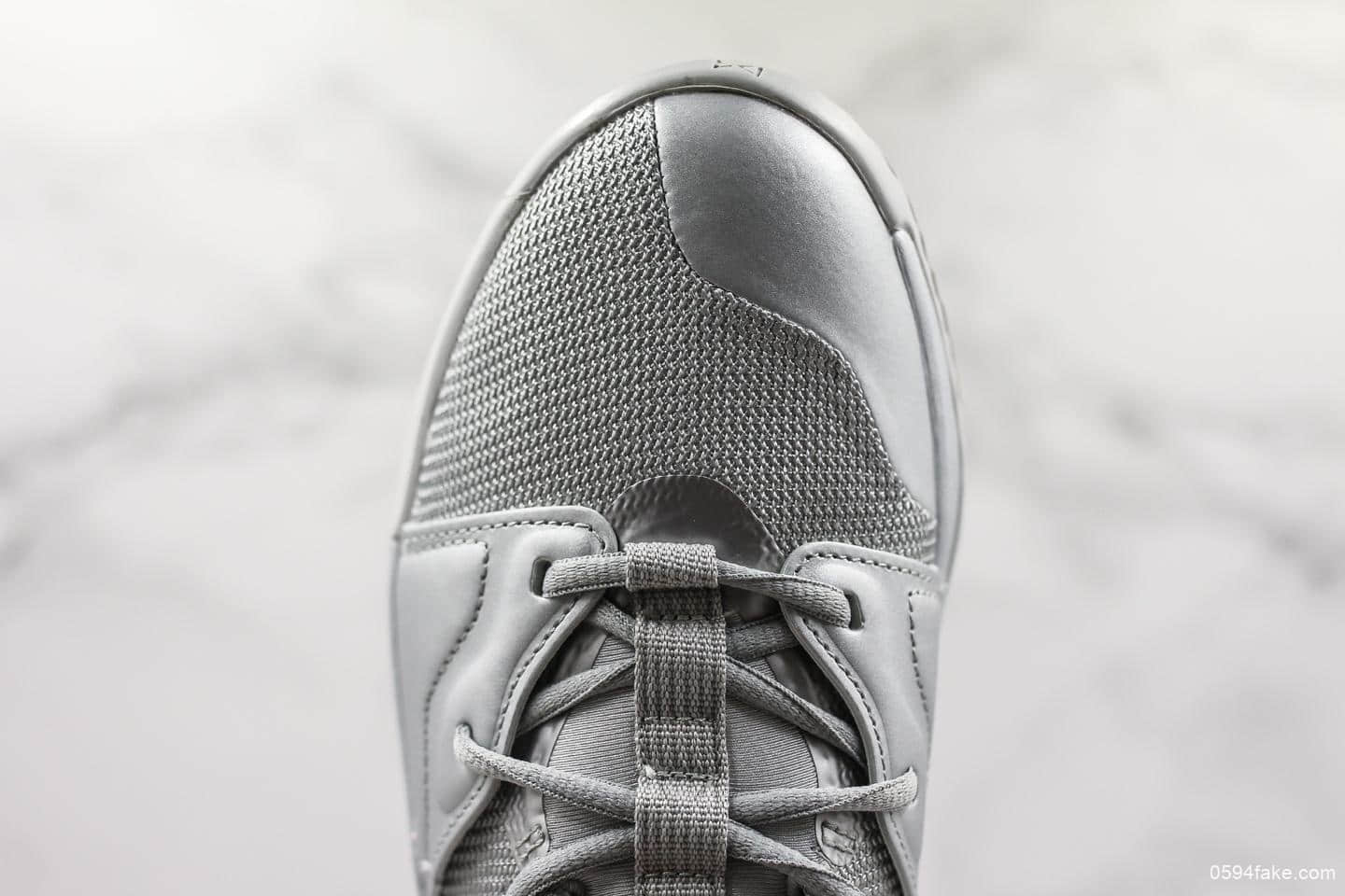 耐克Nike PG3 EP纯原版本保罗乔治三代银色男子实战篮球鞋前掌ZOOM气垫 货号:CI2667-001