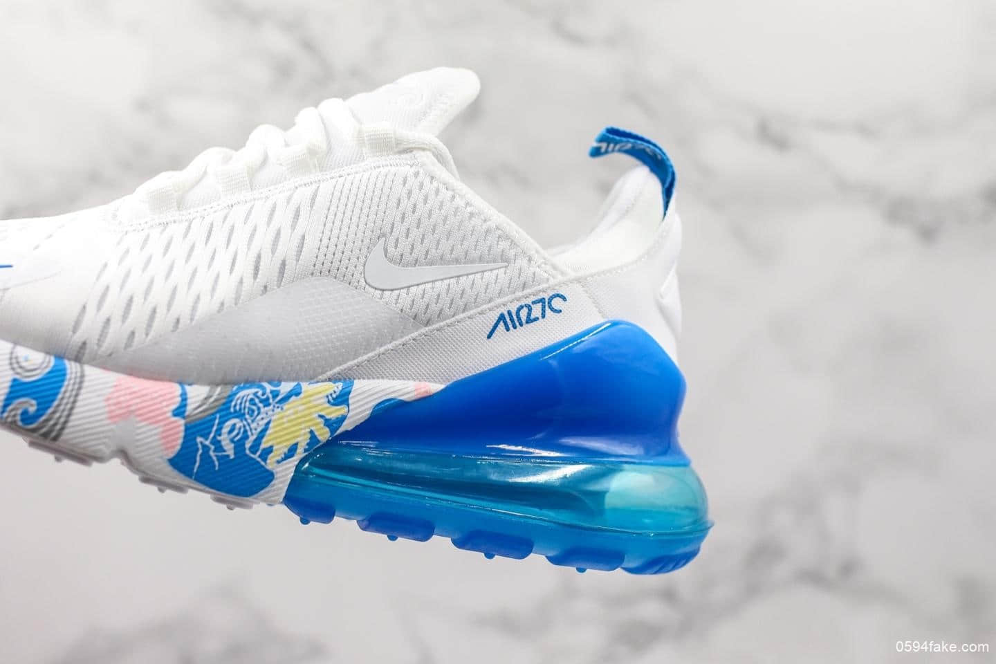 耐克Nike Air Max 270夏威夷配色公司级版本原档案数开发客供真实小潘气垫原盒原标 货号:AH8050-012