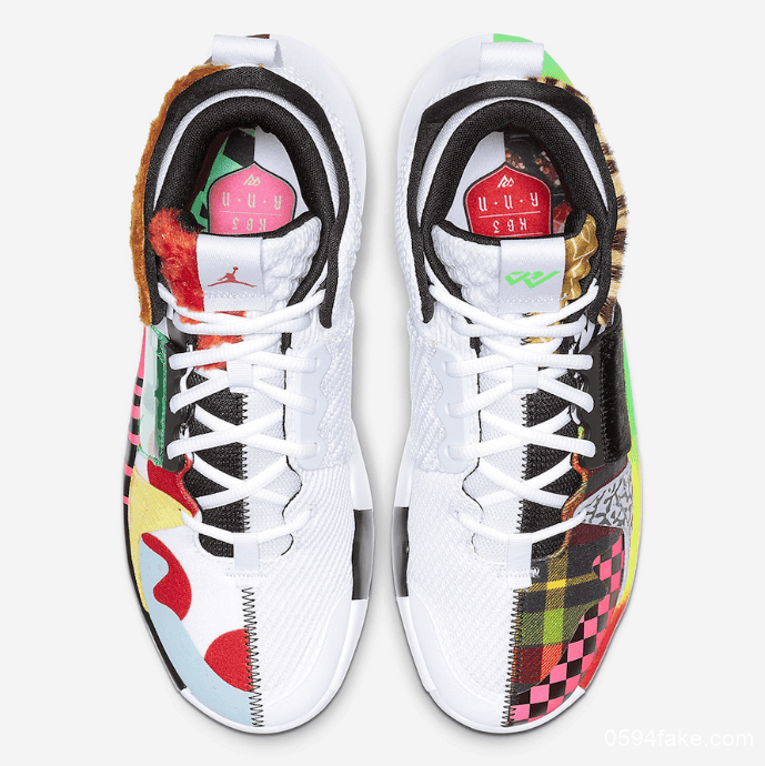 这双Jordan Why Not Zer0.2“Own The Chaos”也太有个性了吧! 货号:CT5786-900
