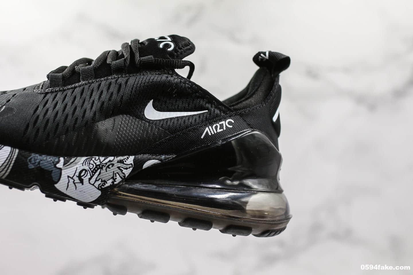 耐克Nike Air Max 270公司级版本夏威夷黑白配色原鞋开模一比一打造外围实体可充正操作 货号:AH8050-011