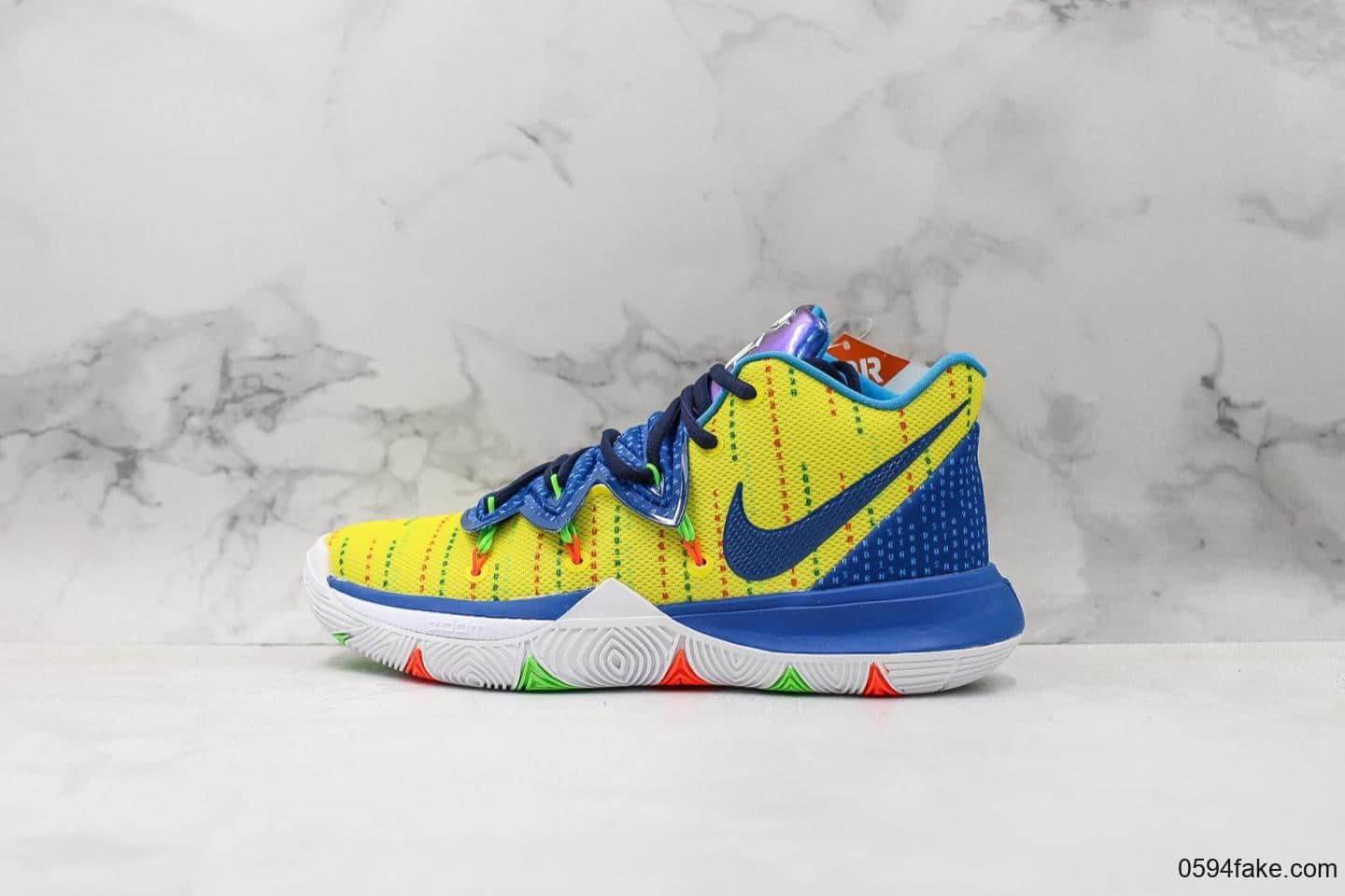 耐克NIKE Kyrie 5纯原版本曼巴精神纪念科比职业生涯最后一战原厂气垫支持实战欧文篮球鞋 货号:AO2919-701
