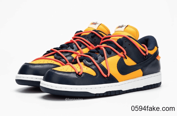 黄蓝Off-White x Nike Dunk Low实物图释出！是心动的感觉没错了！ (ID:14040) - 图片1