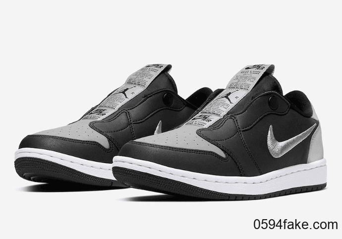 元年影子灰配色！Air Jordan 1 Low Slip“Shadow”释出官图！ (ID:14060) - 图片1