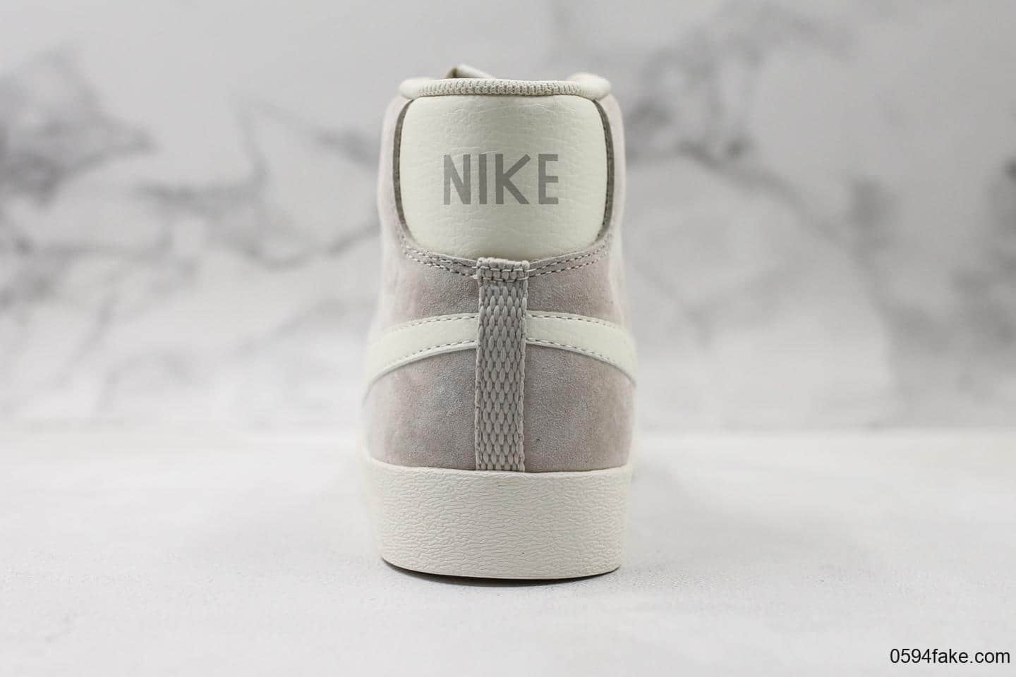 耐克Nike Blazer Mid Vintage Suede公司级版本高帮休闲开拓者板鞋内置Zoom Air 气垫区别市面通货版本 货号:917862-005