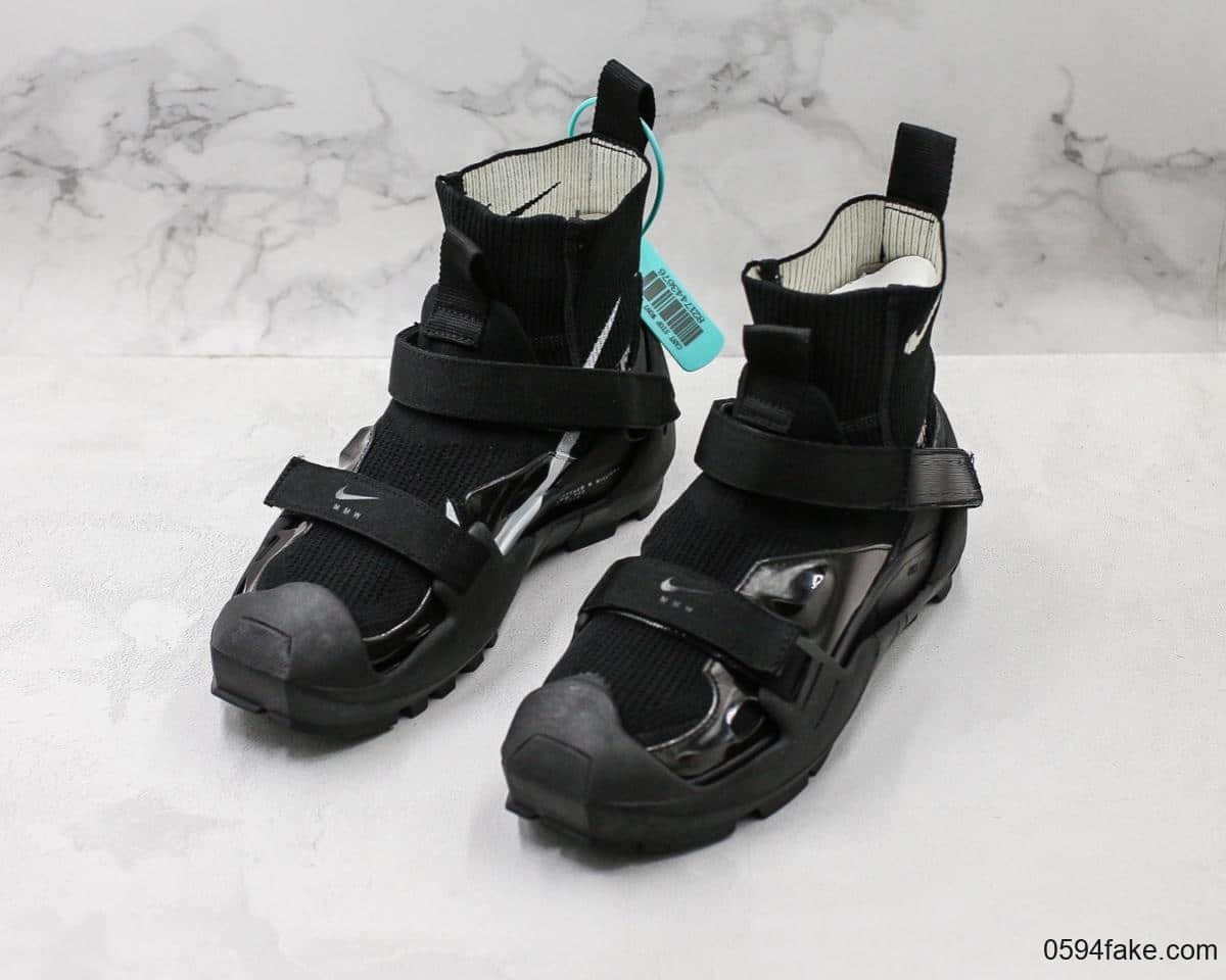 耐克MMW x Nike Free TR Flyknit 3 SP Black纯原版本机能袜子针织高筒运动套底慢跑鞋针织黑白 货号:AQ9201-001