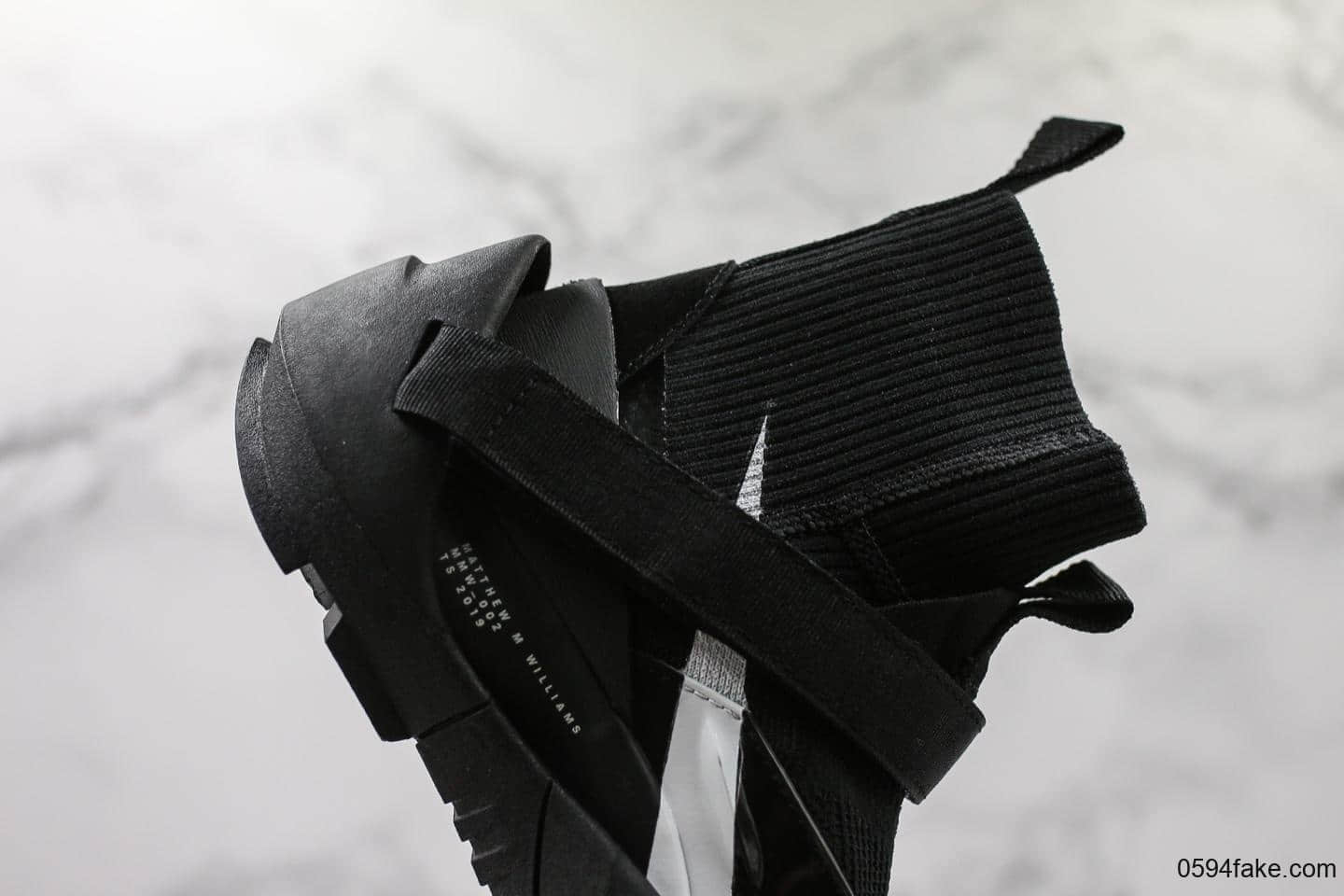 耐克MMW x Nike Free TR Flyknit 3 SP Black纯原版本机能袜子针织高筒运动套底慢跑鞋针织黑白 货号:AQ9201-001