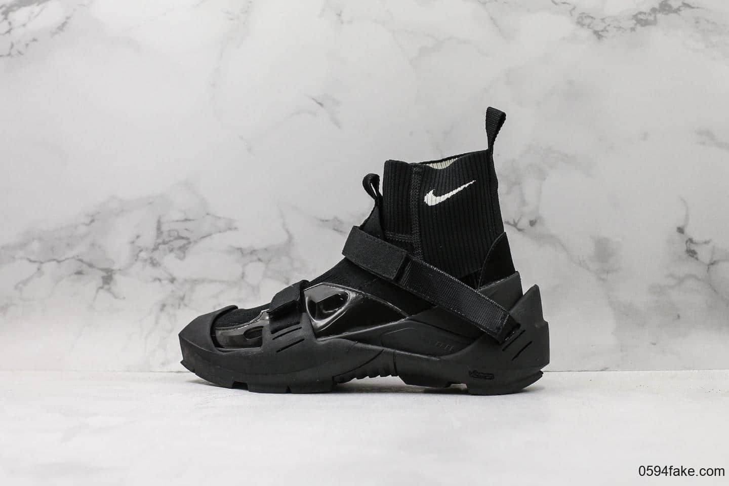 耐克MMW x Nike Free TR Flyknit 3 SP Black纯原版本机能袜子针织高筒运动套底慢跑鞋针织黑白 货号:AQ9201-001