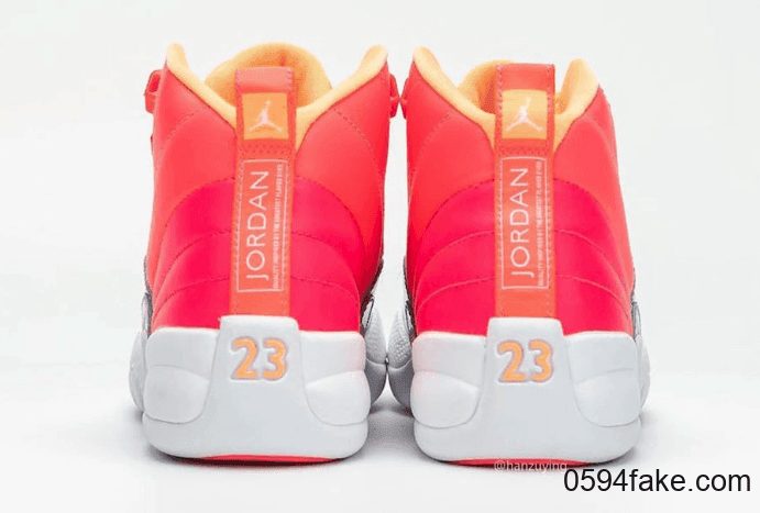 Air Jordan 12 GS “Hot Punch”释出实物图! 货号:510815-601
