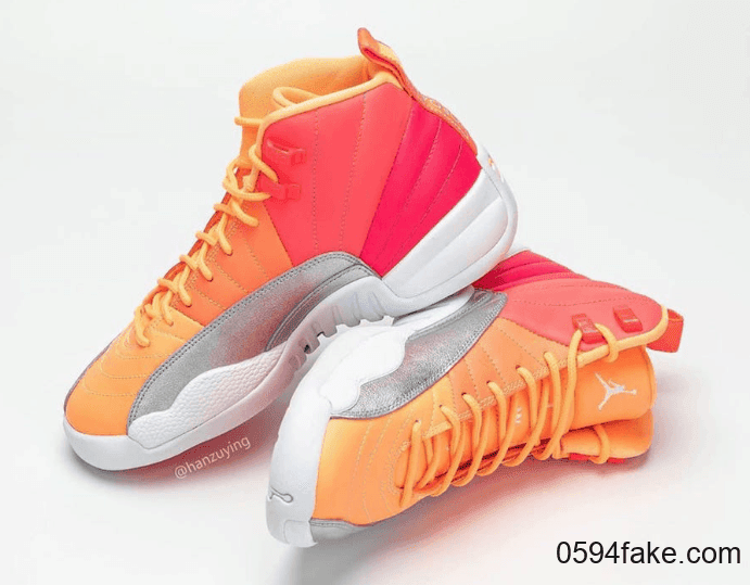 Air Jordan 12 GS “Hot Punch”释出实物图! 货号:510815-601