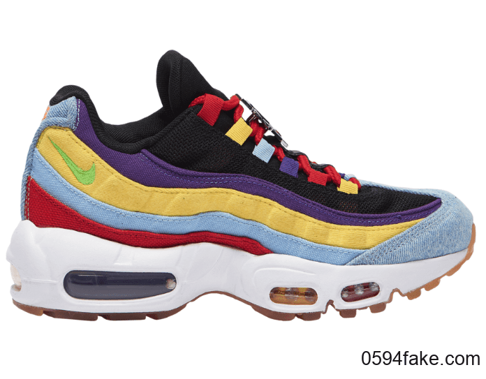 多彩波浪条纹!Air Max 95全新配色将于9月26日发售! 货号:CK5669-400