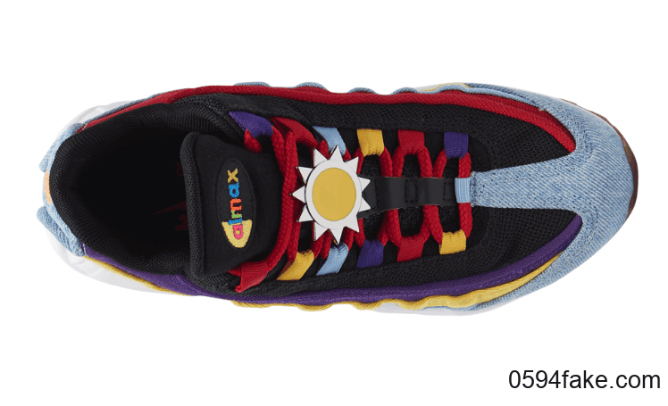 多彩波浪条纹!Air Max 95全新配色将于9月26日发售! 货号:CK5669-400