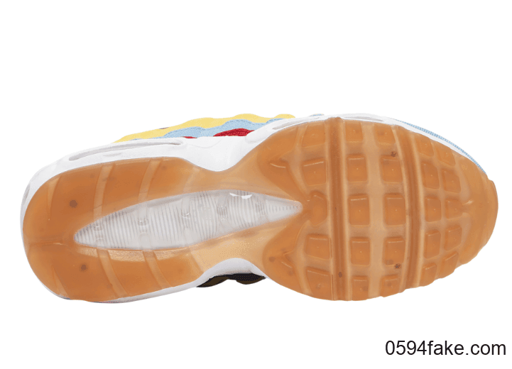 多彩波浪条纹!Air Max 95全新配色将于9月26日发售! 货号:CK5669-400