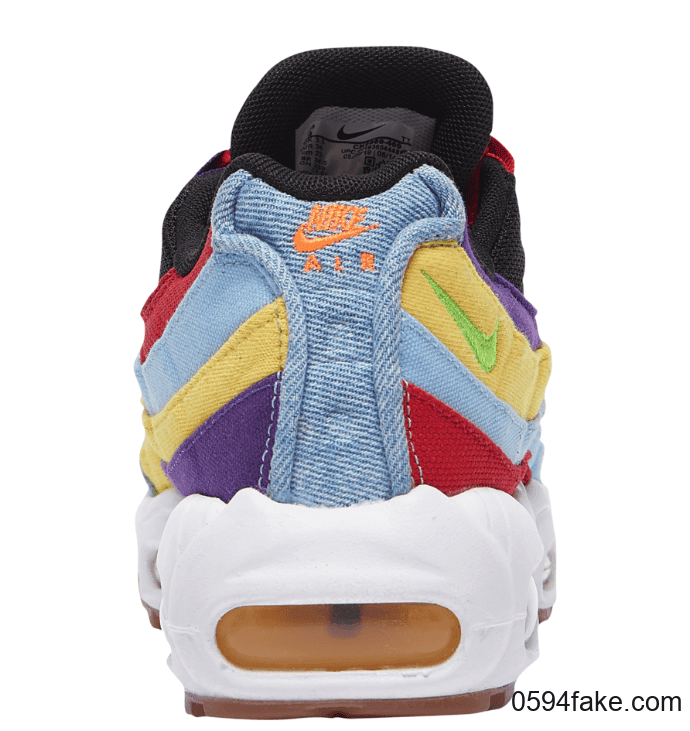 多彩波浪条纹!Air Max 95全新配色将于9月26日发售! 货号:CK5669-400