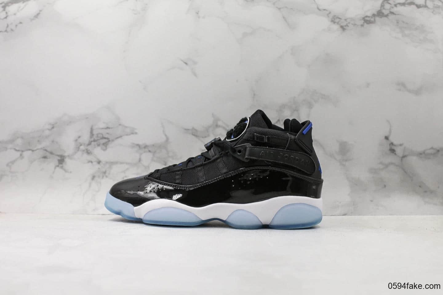 乔丹Air Jordan 6 RIngs纯原复刻AJ六冠王黑白大灌篮新配色原厂碳纤维中底原装真猫眼支持实战 (ID:14928) - 图片1