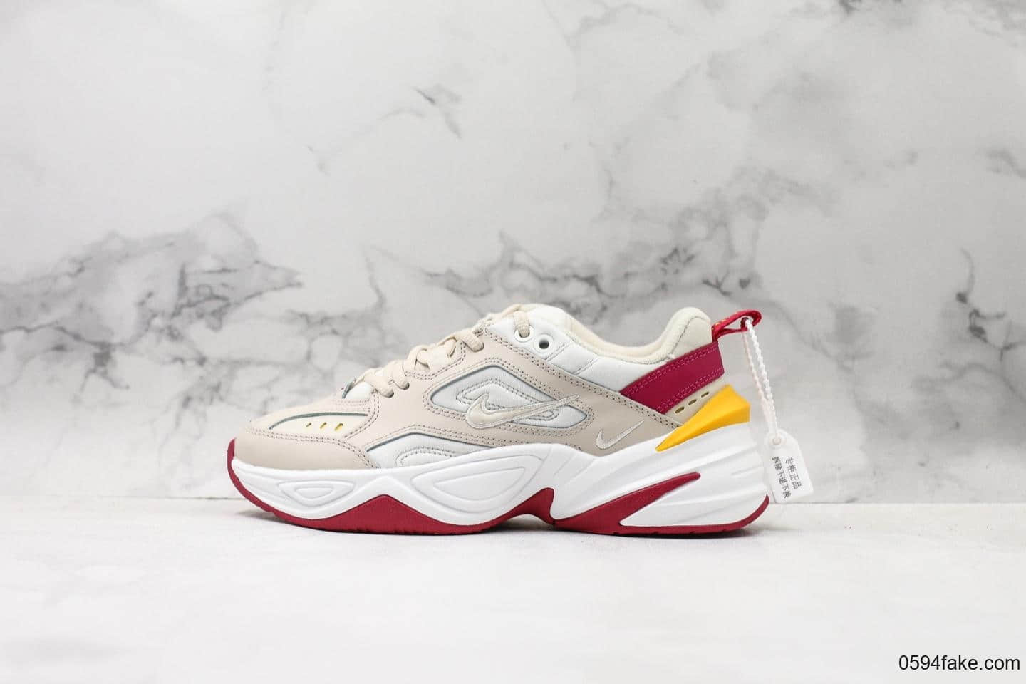 耐克Nike M2K Tekno Pink Foam纯原版本复古潮流百搭旅游M2K老爹鞋青岛原厂刺绣完美复刻外围可充正 货号:AO3108-016