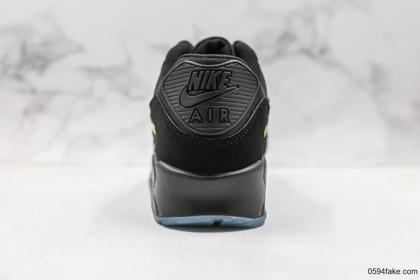耐克Nike Wmns Air Max 90 SE“Day teal tint”黑绿复古气垫运动慢跑鞋公司级带半码 正确Air气垫+PU高弹大底 货号:AQ6101-001