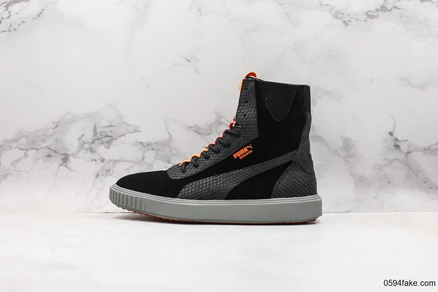 彪马Puma Breaker Mesh FOF纯原版本布雷克系列套脚锯齿底休闲运动板鞋 货号:366987-01