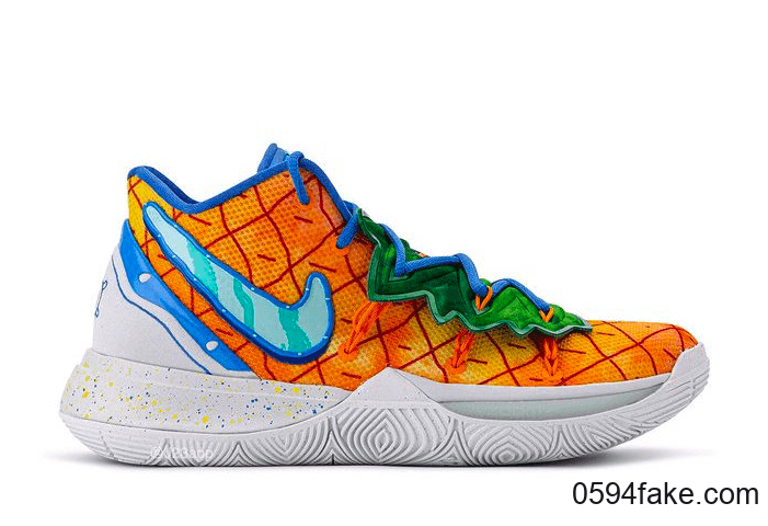 海绵宝宝 x Nike Kyrie 5系列再释新品！“菠萝屋”配色强势来袭！充满卡通趣味！ (ID:16175) - 图片1