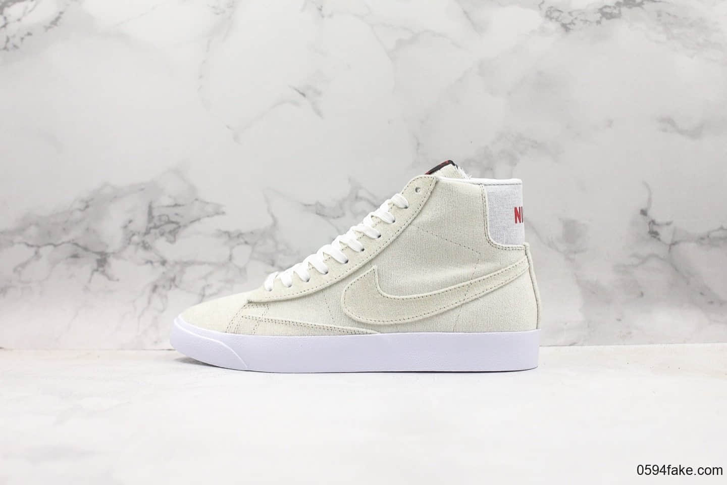 耐克Stranger Things x Nike Blazer Mid怪奇物语联名款米白色公司级带半码 (ID:16249) - 图片1