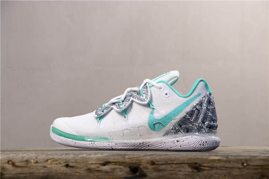 Nike Kyrie 5 EP白浅绿 耐克欧文5代公司级原盒原标法蒂玛之手实战篮球鞋 (ID:1635) - 图片1