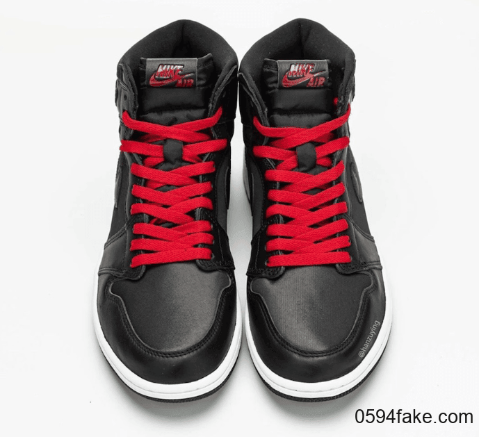 Air Jordan 1“ Black Satin”最新实物图释出!将于明年1月18日发售! 货号:555088-060