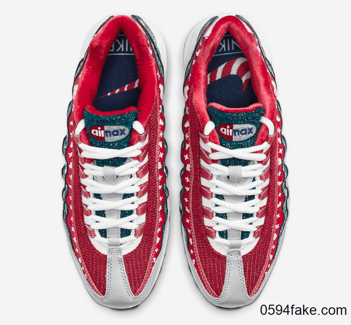 浓郁圣诞节氛围!这双Nike Air Max 95还穿上了毛衣! 货号:CT1593-100
