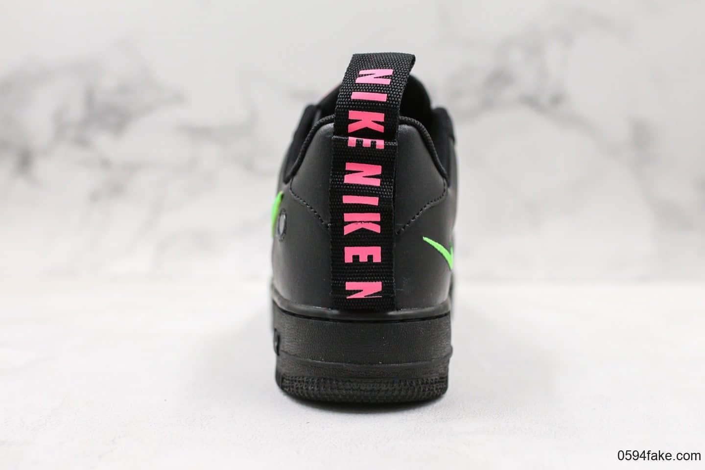 耐克Nike Air Force 1 LV8 UL纯原版本空军一号黑粉绿勾低帮休闲运动板鞋 货号:CQ4611-001