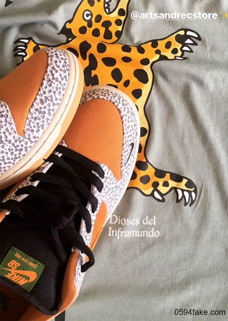 Nike SB Dunk Low “Safari” 首度曝光!好看哭了!