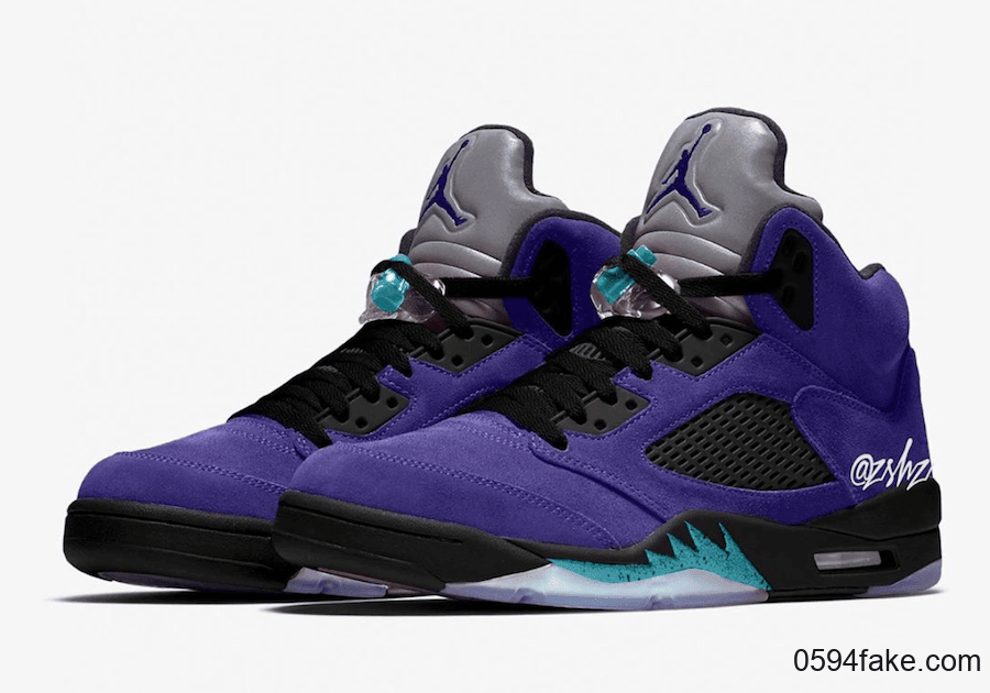 Air Jordan 5“ Alternate Grape”或将延期至2020年6月27日发售! 货号:136027-500