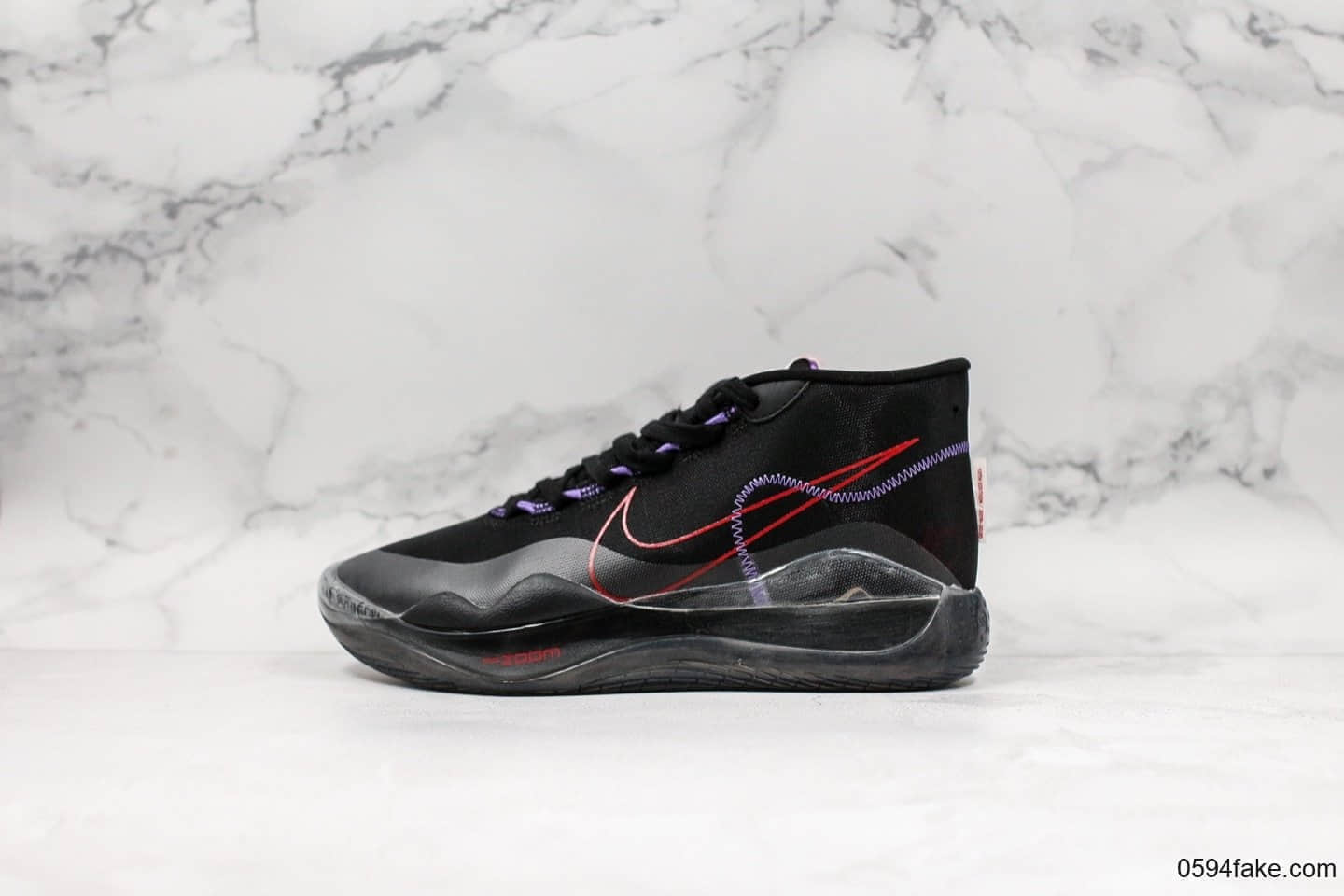 耐克Nike Zoom KD12 EP SJX杜兰特12代优品纯原进口网纱拼接男子实战篮球鞋区别市面通货版本 (ID:16906) - 图片1