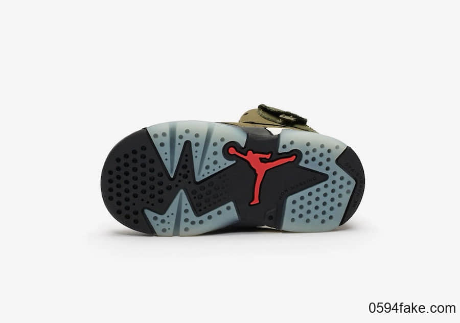 Travis Scott x Air Jordan 6“ Medium Olive”将于10月12日发售!全家族尺码都有!