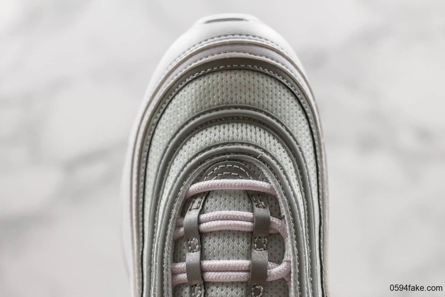 耐克Nike Air Max 97 Reflect Silver纯原版本3M反光银灰子弹气垫鞋原底原面小潘气垫正确版型 货号:921826-105