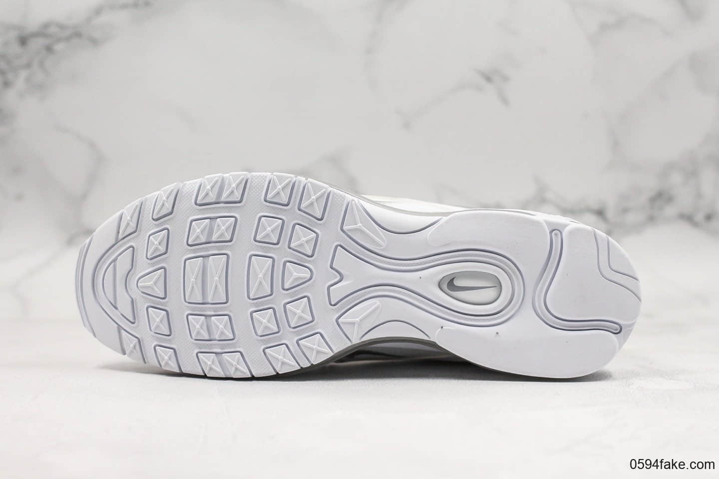 耐克Nike Air Max 97 Reflect Silver纯原版本3M反光银灰子弹气垫鞋原底原面小潘气垫正确版型 货号:921826-105