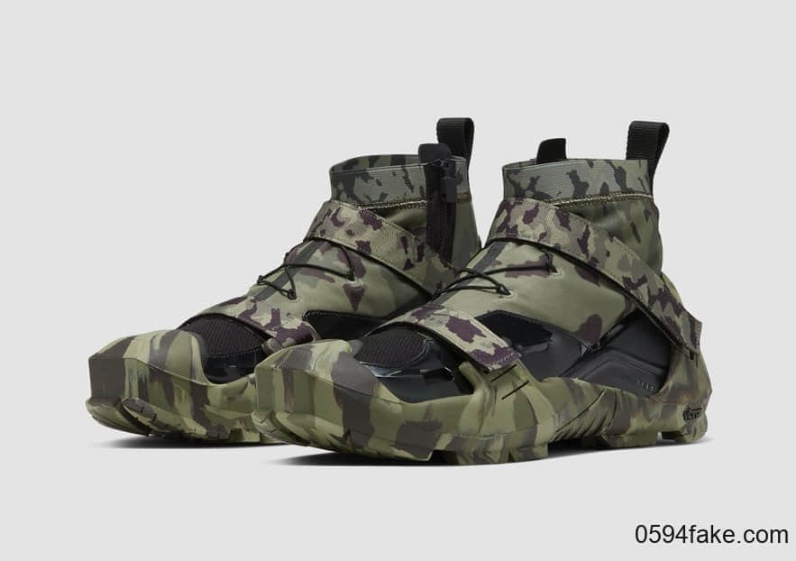 迷彩鞋面+可拆卸外底!MMW x Nike Free TR 3“ Camo Green”现已发售!