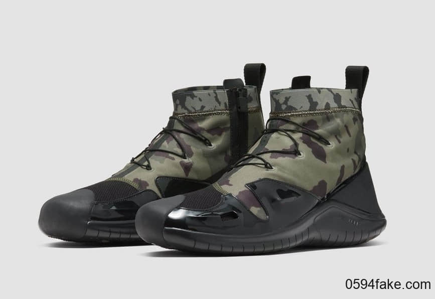 迷彩鞋面+可拆卸外底!MMW x Nike Free TR 3“ Camo Green”现已发售!
