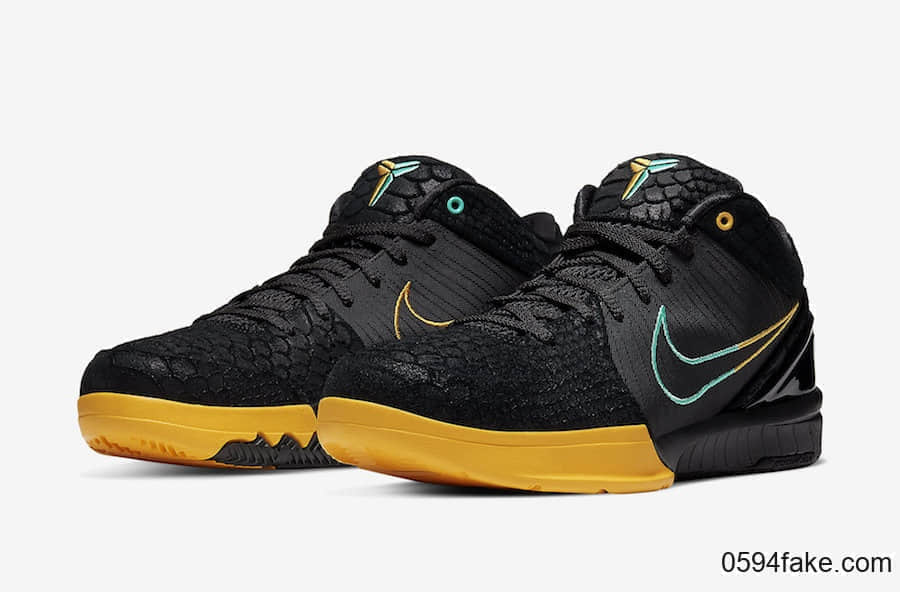 Nike Zoom Kobe 4 Protro再曝新配色!这个蛇纹有点炫酷! 货号:AV6339-002