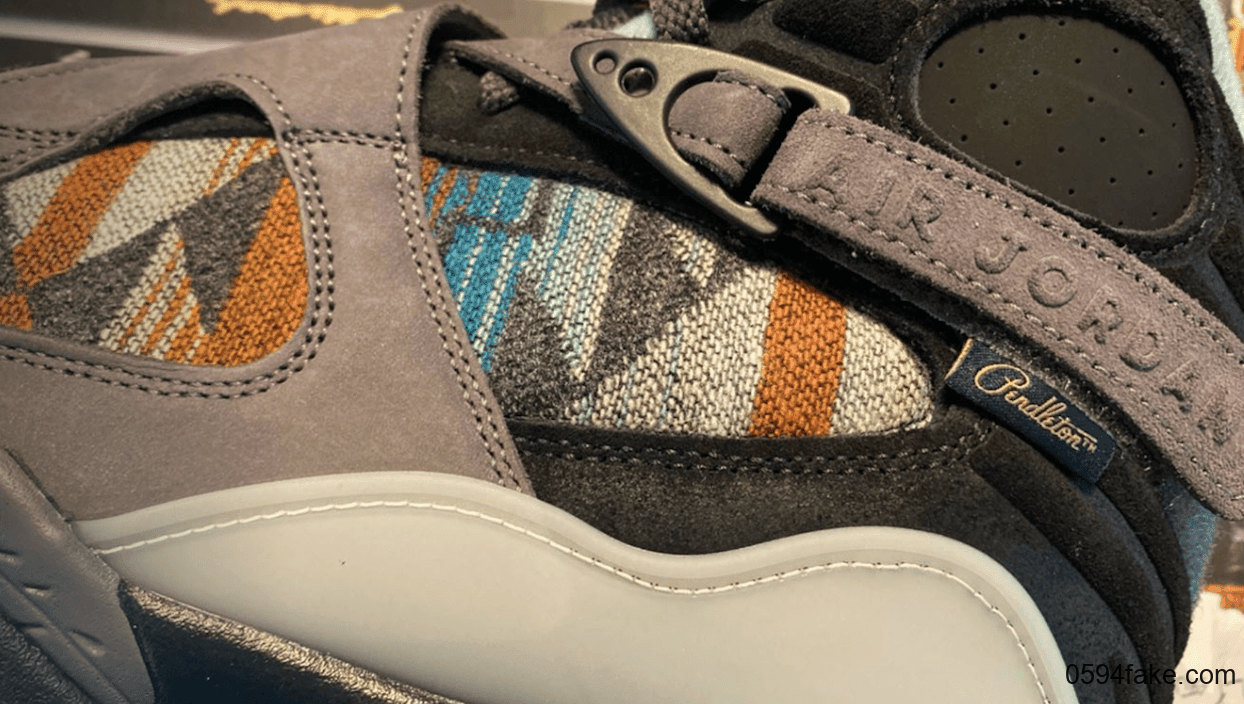 Air Jordan 8 N7细节曝光！冲这Pendleton纺织面料就得入手！ (ID:17413) - 图片1
