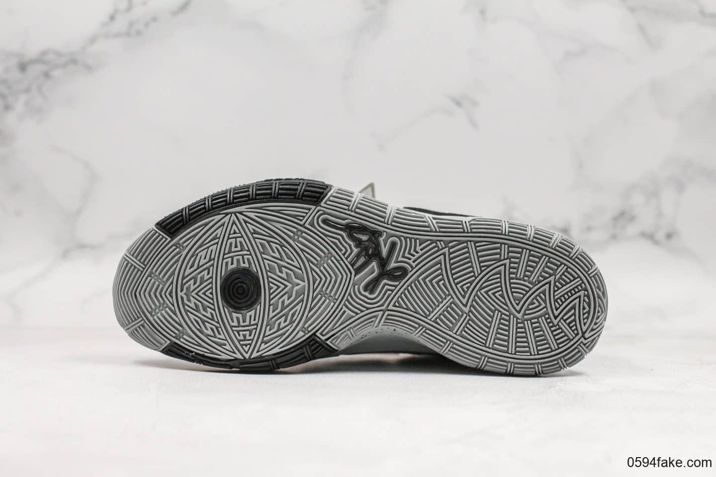 耐克Nike Kyrie 6 EP欧文6灰色纯原版本独家私模独家内置RFID防伪芯片内置ZOOM TURBO气垫 货号:BQ9377-101