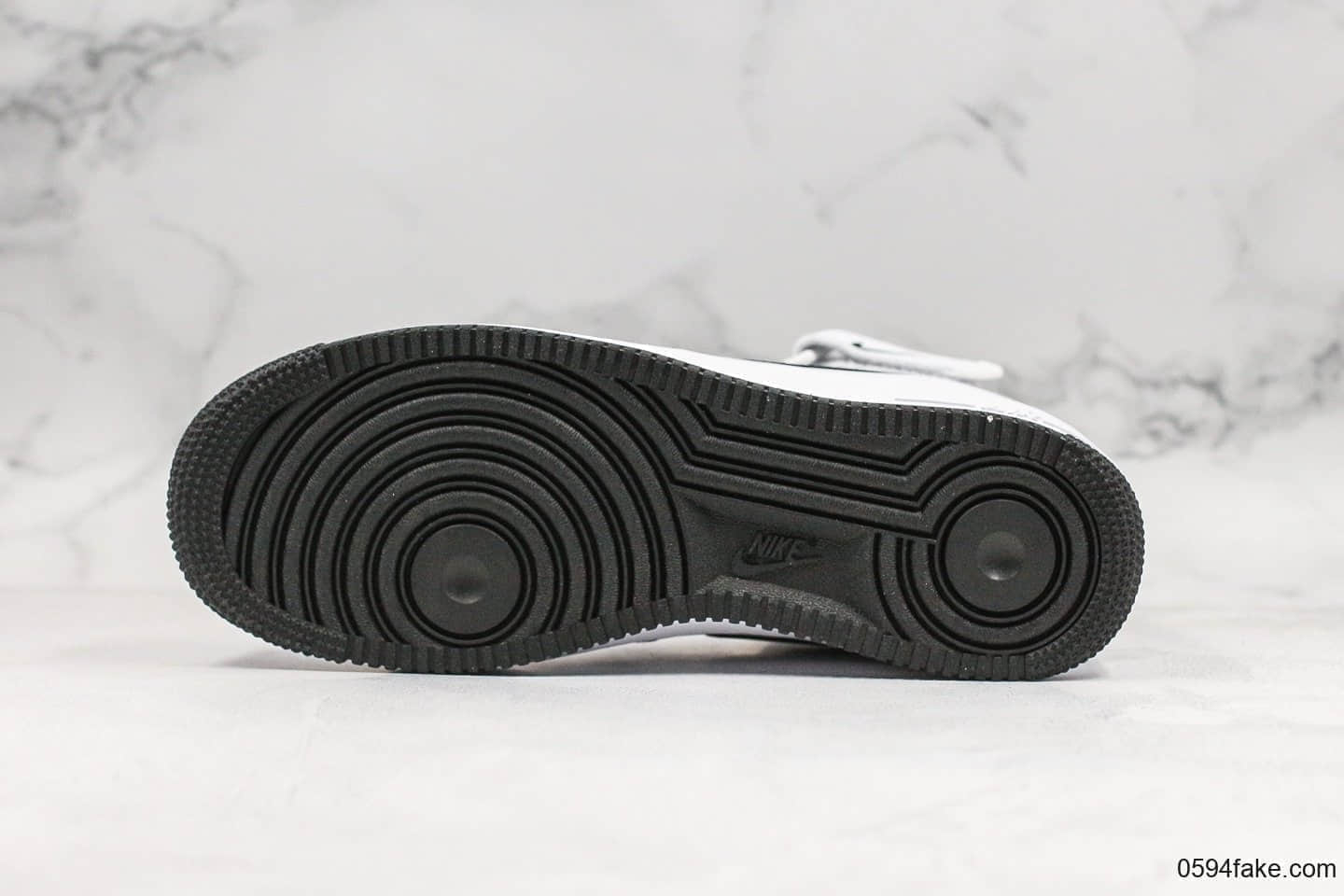 耐克Nike Air Force 1 AF1 MID纯原版本空军一号UN2.0全白满天星中帮板鞋内置全掌solo气垫正确中底鞋垫 货号:366731-808
